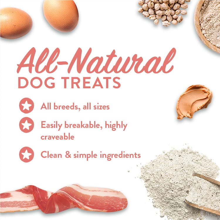 Portland Pet Food Company Healthy Dog Treats Variety 3-Pack - Grain-Free, Human-Grade, Gingerbread, Pumpkin and Bacon Dog Treats Multipack - Natural Dog Training Treats & Biscuits Made in the USA Only