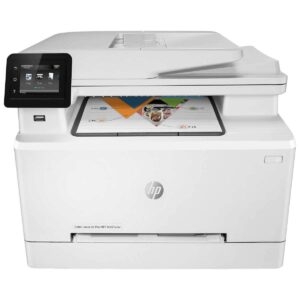 HP Laserjet Pro M281cdw All in One Wireless Color Printer, Scan, Copy and Fax with Ease with Bonus of 30 Sheets ofHP Brochure Paper (T6B83A) - Premier Edition (Renewed)