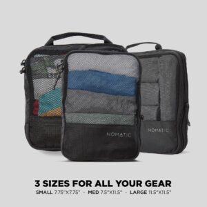 NOMATIC Packing Cubes, Compression Luggage Organizers for Carry-On, Suitcases, Travel Bags, Large V2