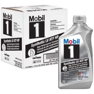 Mobil 1 Full Synthetic LV Automatic Transmission Fluid HP, 6-Pack of 1 quarts