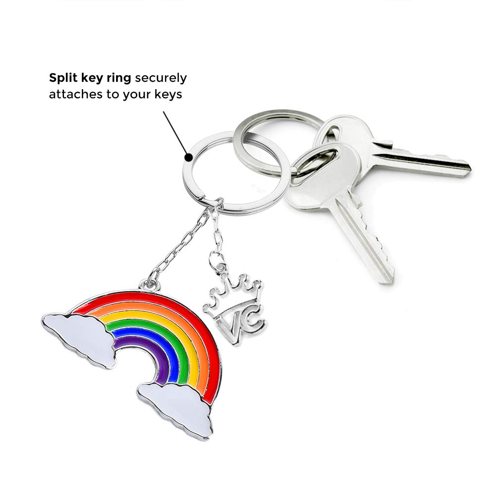 Velvet Caviar Keychains (Rainbow)