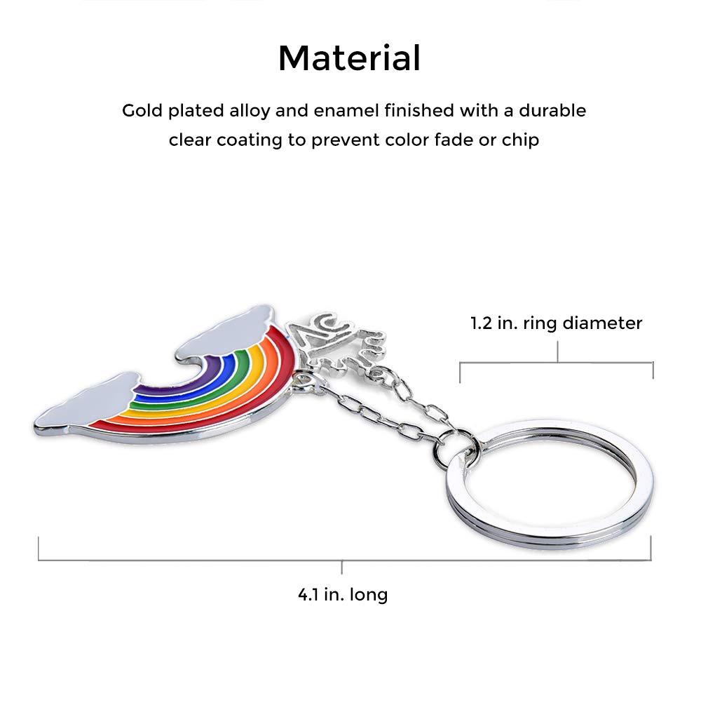 Velvet Caviar Keychains (Rainbow)