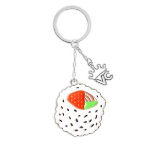 velvet caviar keychains (sushi)