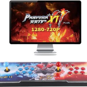 Best brose Pandora's Box 11 Arcade Game Console, 26800 Games Installed,Support 3D Games, Games Classification, Upgraded CPU, Support PS3 PC TV 4 Players, Favorite List (Blue)