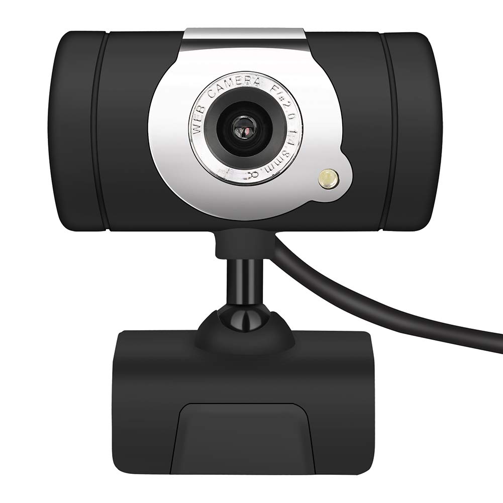 Aguoxing HD Webcam Web Camera Video, 360 Degrees HD Camera Digital USB Video Recorder with Mic Microphone Clip-on for Streaming, Chatting Webinars Gaming Distance Learning