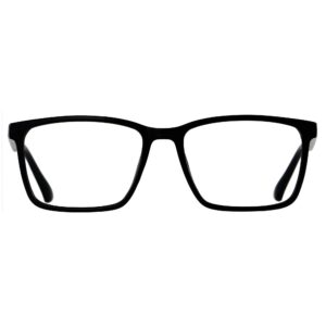 ANDWOOD Blue Light Blocking Glasses Men Women Computer Filter Large Frame Bluelight Blocker Anti Blue Ray Square Black