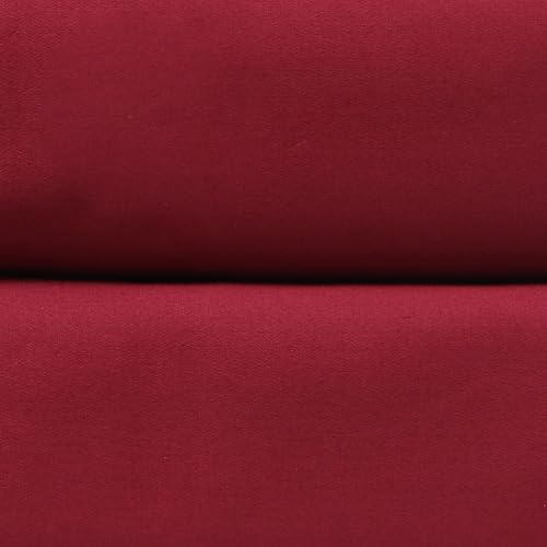 Bunny's Home Twin Sheet Set Burgundy 100% Egyptian Cotton Sheets 1000 Thread Count Sheets 4 Piece Hotel Luxury Bed Sheets Sateen Weave 17 Inch Deep Pocket Fitted Sheet, Flat Sheet & 2 Pillowcases