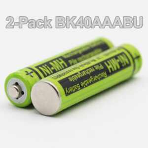 Cerepros 2 BK-40AAABU 1.2V 400mAh Battery Packs for Panasonic BK40AAABU Highpower Corun Cordless Phone