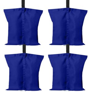 abccanopy canopy weights 150 lbs tent sand bags,4pcs-pack (blue)