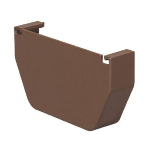 amerimax home products gutter end cap brwn