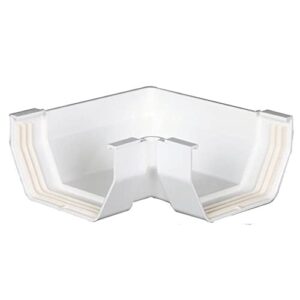 amerimax home products gutter corner vnyl wht