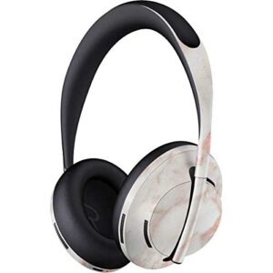 skinit decal audio skin compatible with bose noise cancelling headphones 700 - skinit originally designed rose gold marble design