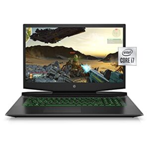 HP Pavilion Gaming Laptop 17-inch, Intel Core i7, NVIDIA GeForce GTX 1660 Ti with Max-Q, 16 GB RAM, 256 GB SSD, Windows 10 Home (17-cd1030nr, Shadow Black)