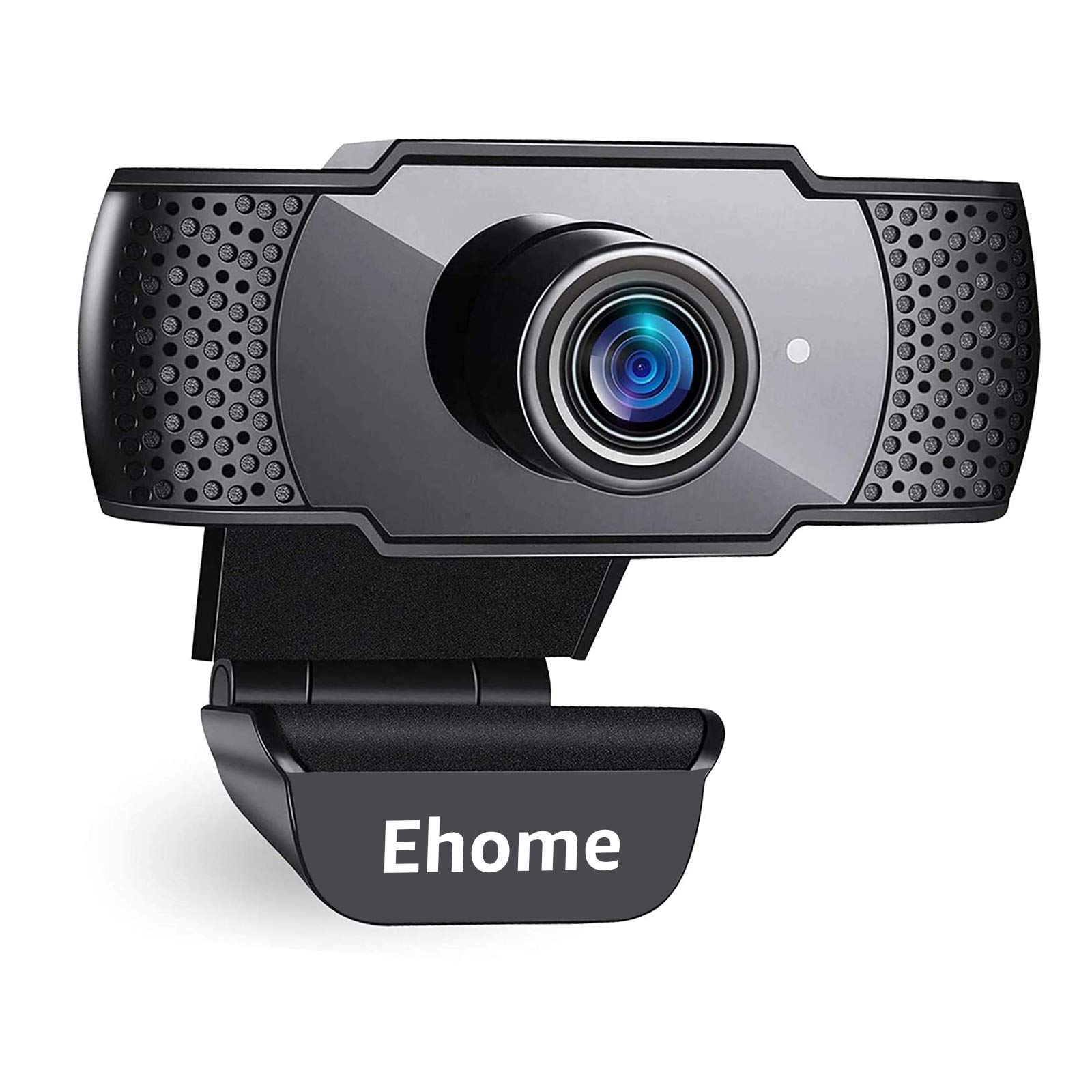 Ehome Webcam with Microphone, 1080P USB 2.0 Noise-Cancelling Web Camera Plug and Play Rotatable Laptop Web Cam for Desktop PC Video Calling Online Class Conferencing Streaming Recording Gaming