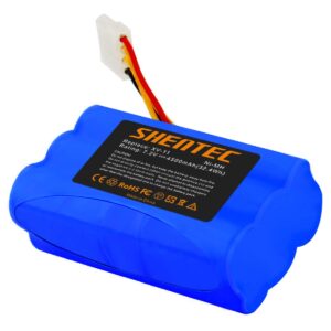 Shentec 7.2V 4.5Ah Battery Compatible with Neato XV-11 XV-12 XV-14 XV-15 XV-21 XV-25 XV Essential XV Signature Pro Robotic Vacuum Cleaners Neato 945-0005 205-0001 (2 Pack)