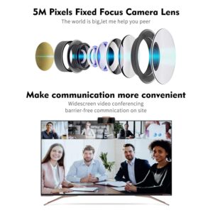 Auto Focus Webcam 1080P Full HD Widescreen Web Camera with Microphone USB Computer Camera for PC Laptop Desktop Mac Video Calling Recording Streaming Video Conference Online Teaching Business Gaming…