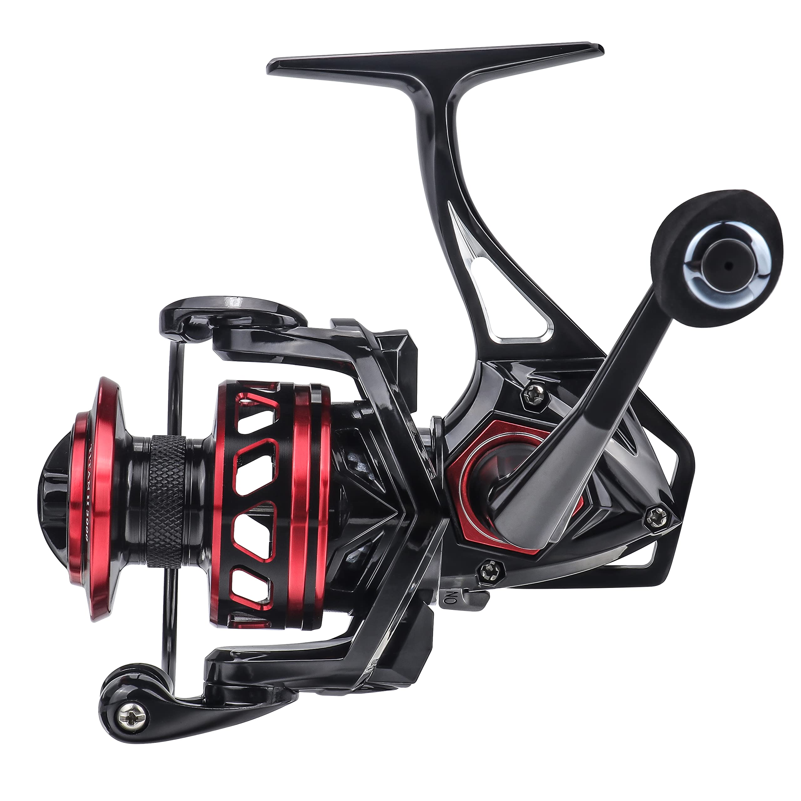 RUNCL Titan II Spinning Reel, Full Metal Body, Max Drag 44LB, 9+1 Shielded BB Ultra Smooth Powerful Saltwater Freshwater Fishing Reels, 2000, 3000, 4000, 5000, 6000 Series, Fishing Gifts for Men