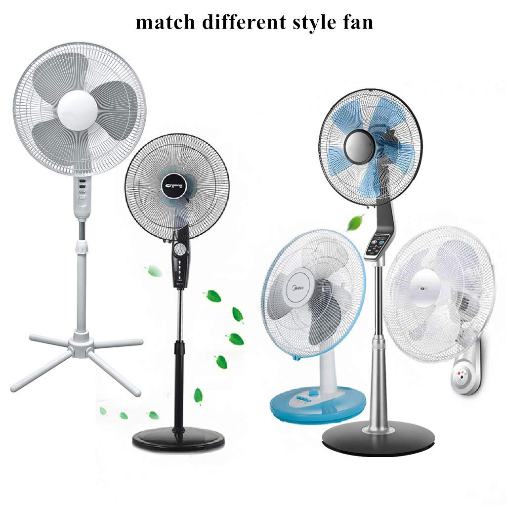 2 Pack-18" Fan Safety Protection Cover,Kid Children Finger Protect Fan Net Guard,Washable Pedestal Fan Dustproof Cover,Summer Home Fan Safety Dust Cover for Parents of Toddlers(1pcs/Black+1pcs/White)