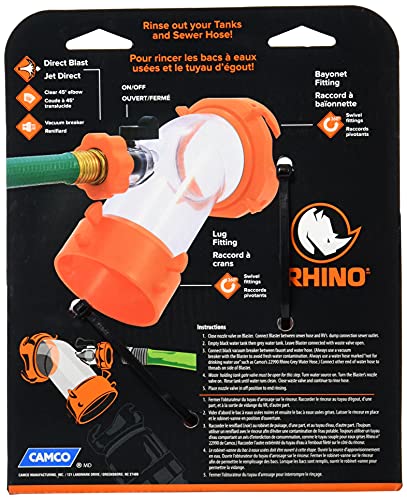 Camco 39082 Rhino Blaster (Eng/Fr)