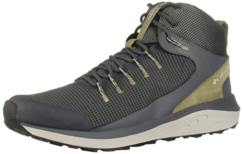 Columbia Men's Trailstorm Mid Waterproof, Graphite/Creek, 12