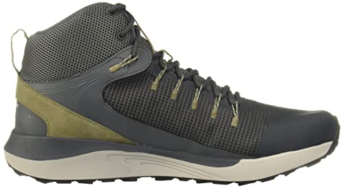 Columbia Men's Trailstorm Mid Waterproof, Graphite/Creek, 12