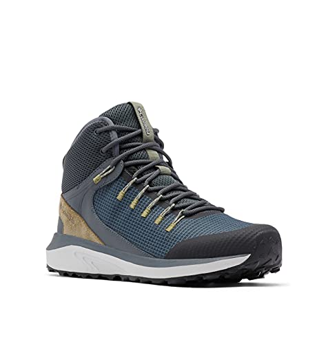 Columbia Men's Trailstorm Mid Waterproof, Graphite/Creek, 12