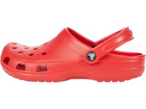 crocs unisex-adult classic clogs (best sellers), flame, 10 women/8 men