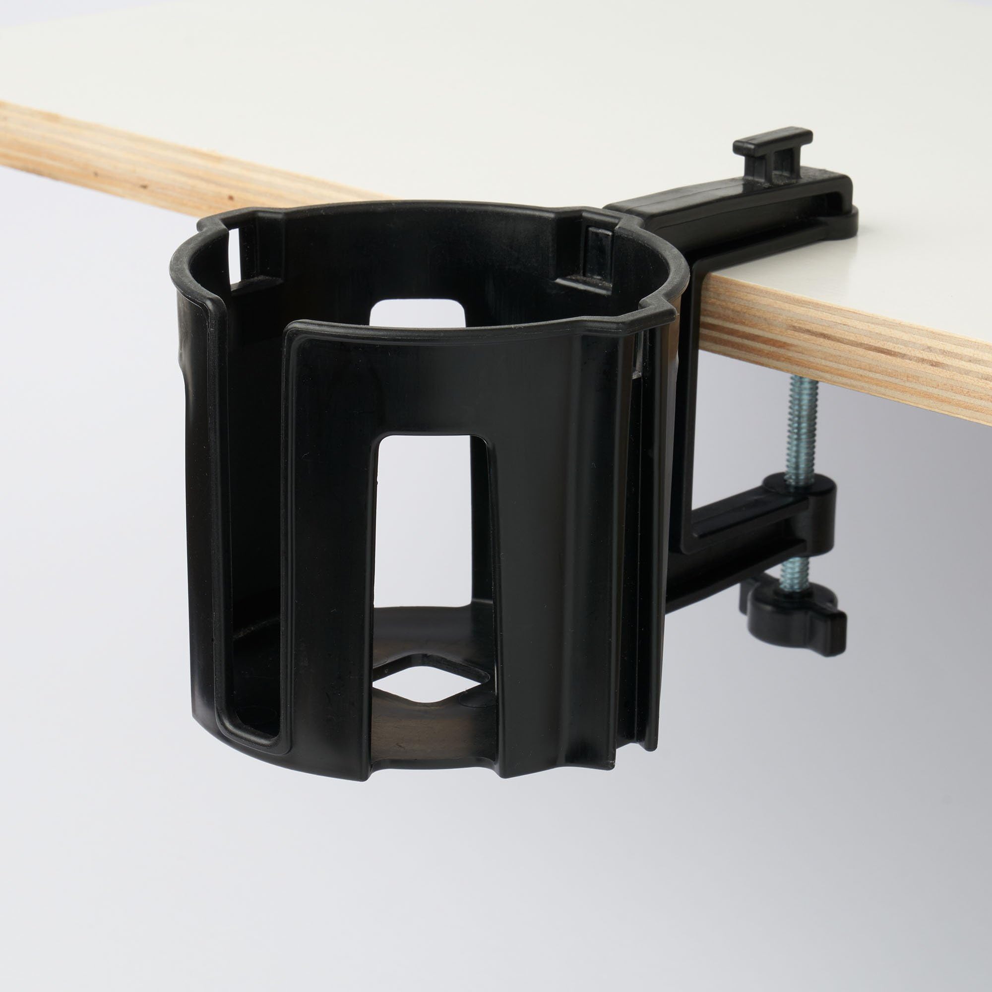 Cup-Holster - The Best Anti-Spill Cup Holder for Your Desk or Table (Black, 2)