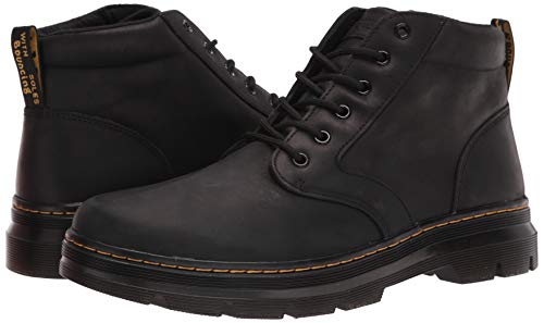 Dr. Martens unisex adult Lace Fashion Boot, Black Wyoming, 11 Women 10 Men US