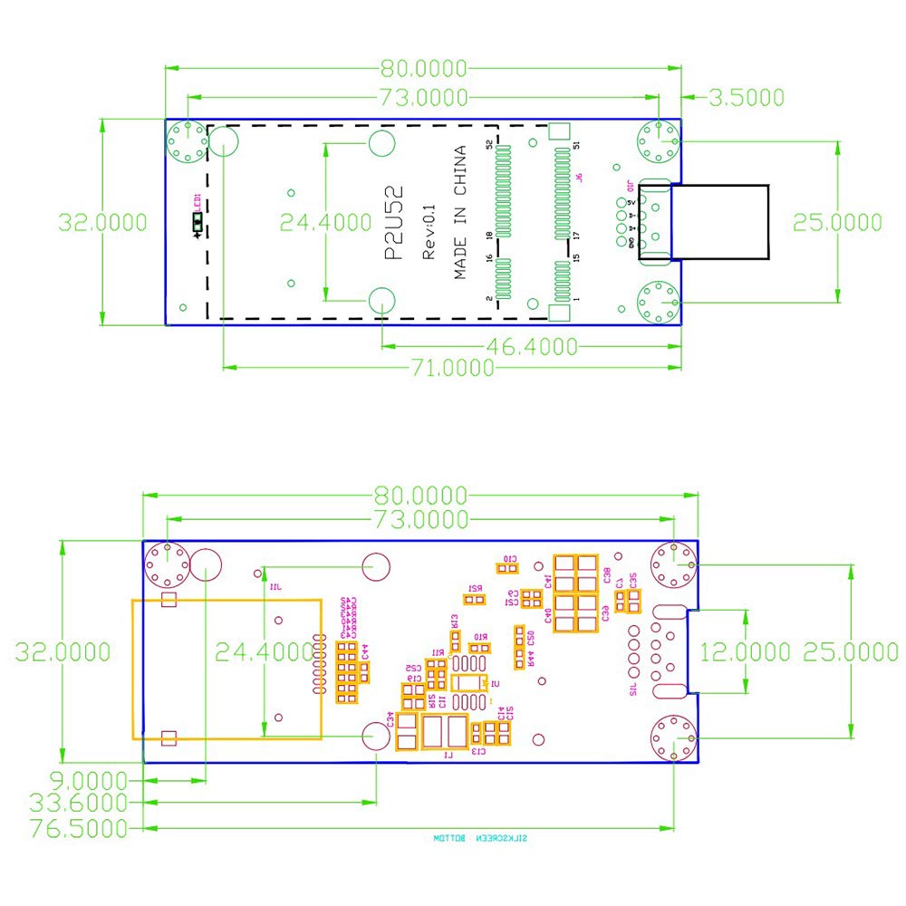 EXVIST 4G LTE Industrial Mini PCIe to USB Adapter USB(4PIN PH2.0) Connector W/SIM Card Slot for WWAN/LTE 3G/4G Module Suitable for M2M & IoT Applications Like Raspberry Pi Industrial Router IP Camera