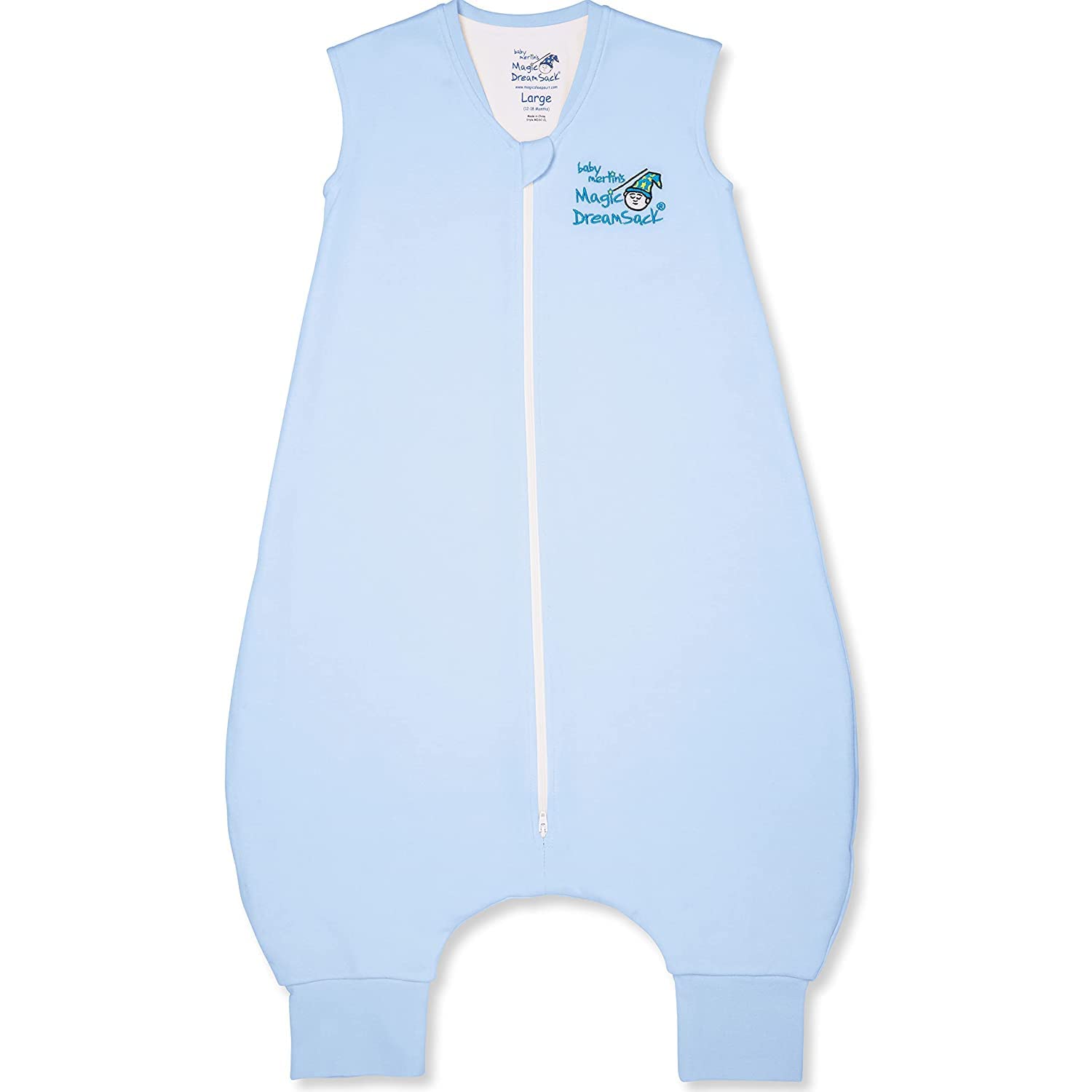 Magic Sleepsuit Baby Merlin's Baby Merlin's Magic Dream Sack Walker Microfleece Baby Wearable Blanket - Blue - Magic Merlin Sleepsuit Baby Sleep Sack 12-18 Months - Blue