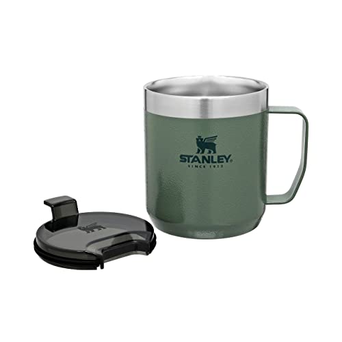 Stanley Classic Legendary Vacuum Insulated Tumbler-Stainless Steel Camp Mug, 1 Count (Pack of 1), Hammertone Green,354 milliliters