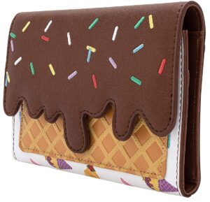 loungefly disney princesses ice cream die cut wallet