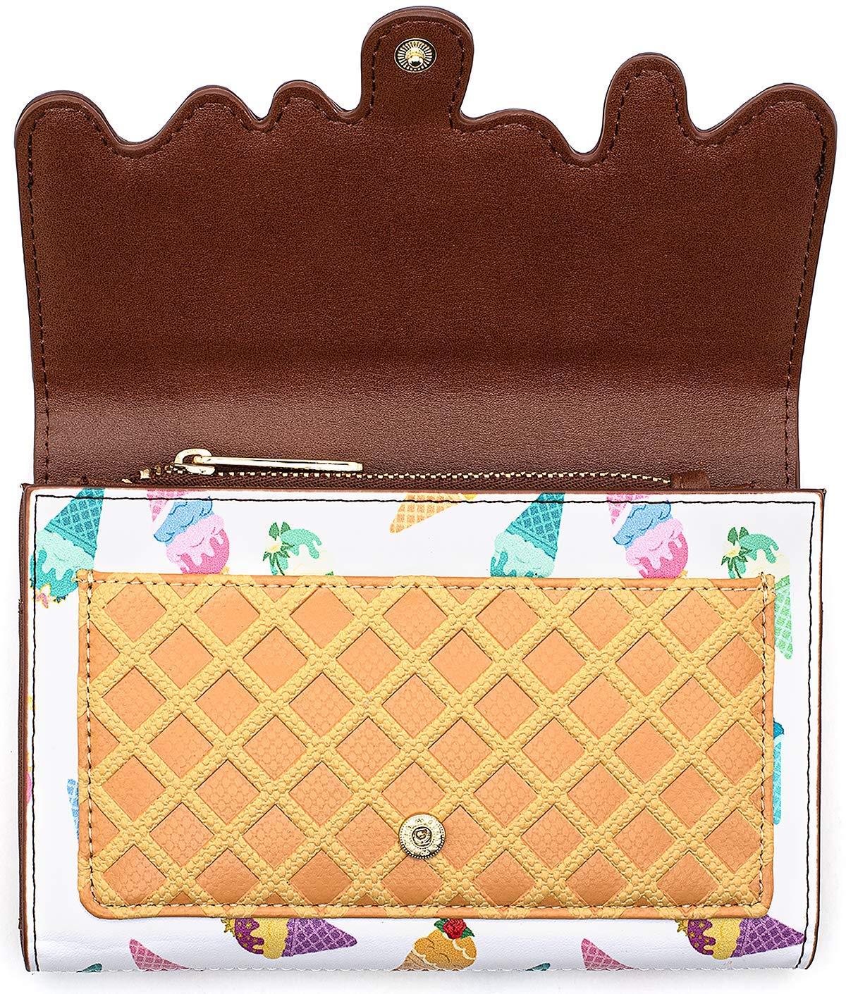 Loungefly Disney Princesses Ice Cream Die Cut Wallet