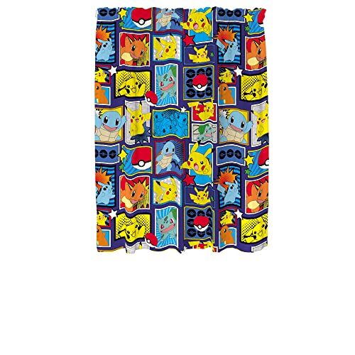 Franco Kids Room Window Curtains Drapes Set, 82 x 63 in, Pokemon