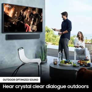 Samsung 65" LST7 QLED Terrace 4K UHD Smart TV 2020 (Alexa Built-in) with Samsung The Terrace Soundbar w/Dolby 5.1ch (2020)