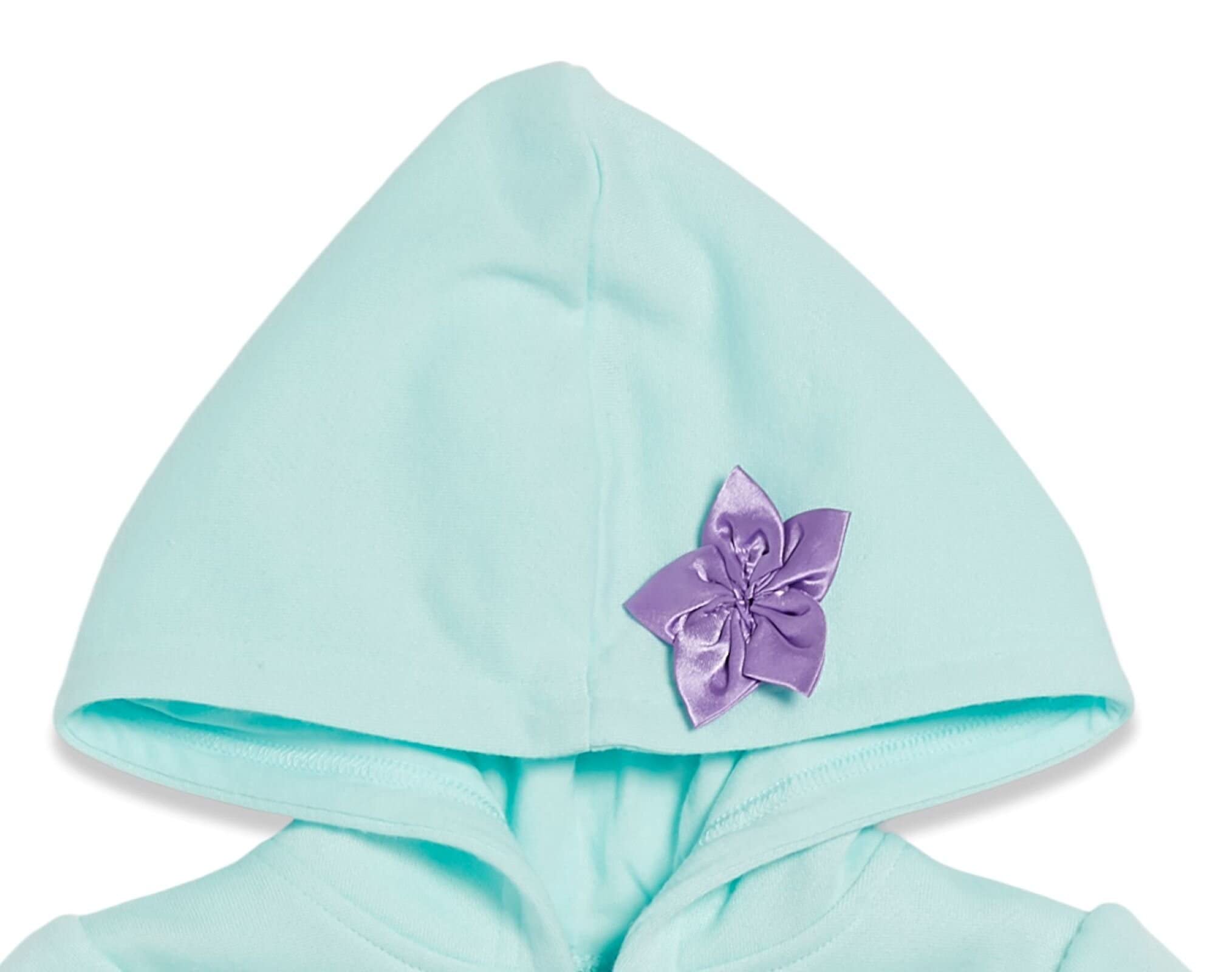 Disney Princess Ariel Toddler Girls Fleece Zip Up Hoodie 3T