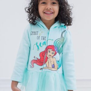 Disney Princess Ariel Toddler Girls Fleece Zip Up Hoodie 3T