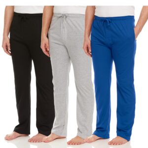 DARESAY Mens Lounge Pants With Pockets - Mens Pajama Pants - Lounge Pants Men, Up to 3XL Pack Of 3