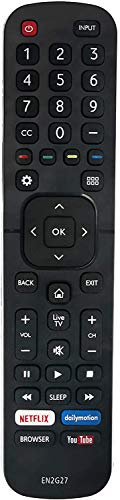 Universal Remote Control for Hisense TV Remote LED ULED LCD UHD HDTV 4K Android Smart TV with Netflix, Amazon, Vudu, You Tube Button