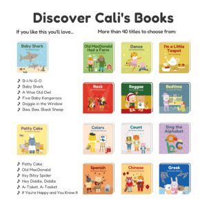 Cali's Books You are my Sunshine Nursery Rhymes - Interactive Sound Books for 1 year old, Perfect Musical Toys & Musical Books for Toddlers 1-3, Safe & Durable Book for 2 year old