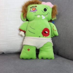 Toy Vault Baby Zombie Plush, My First Zombie Stuffed Doll for Zombie Apocalypse Fans Young and Old!