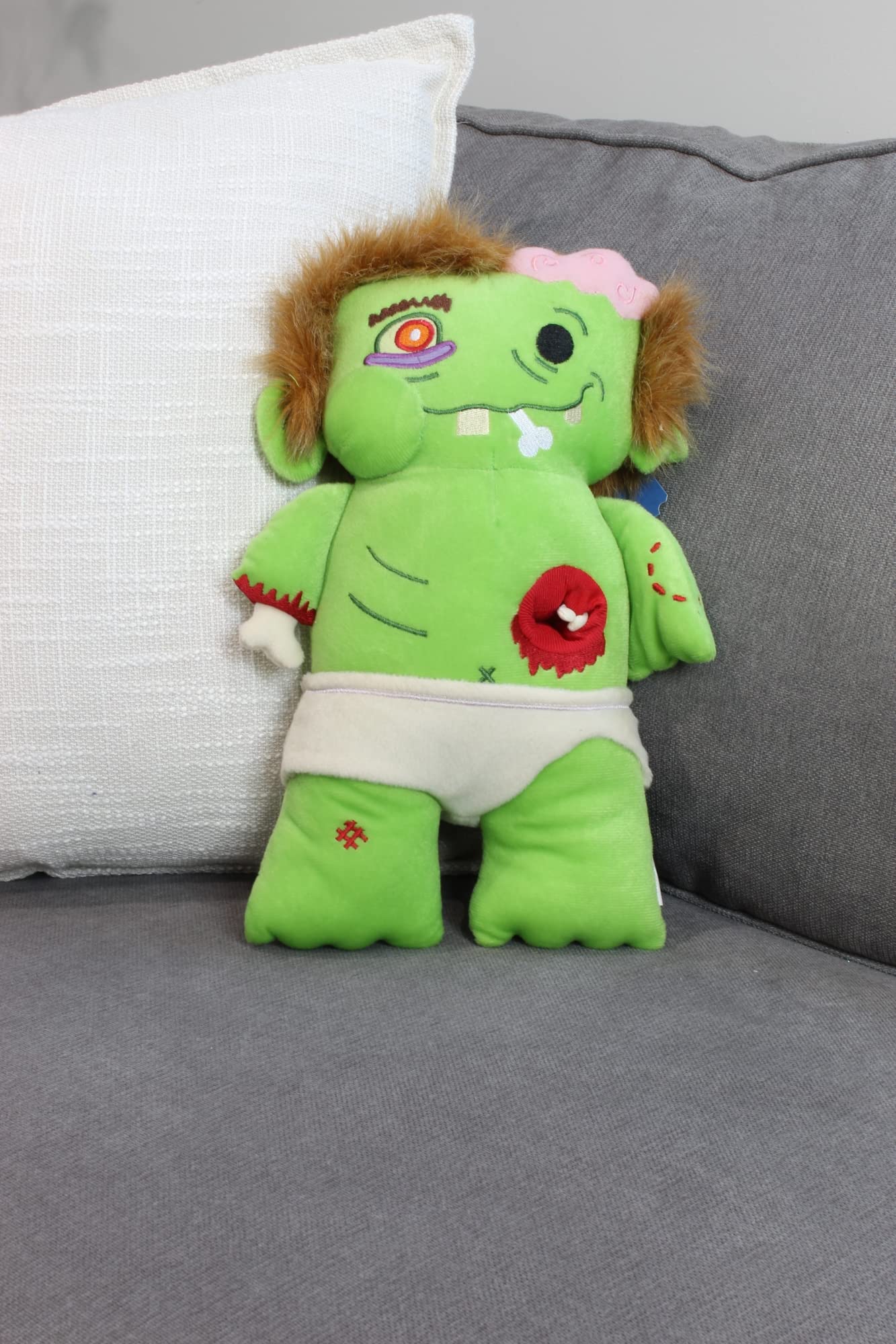 Toy Vault Baby Zombie Plush, My First Zombie Stuffed Doll for Zombie Apocalypse Fans Young and Old!