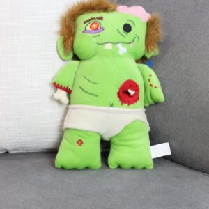 Toy Vault Baby Zombie Plush, My First Zombie Stuffed Doll for Zombie Apocalypse Fans Young and Old!