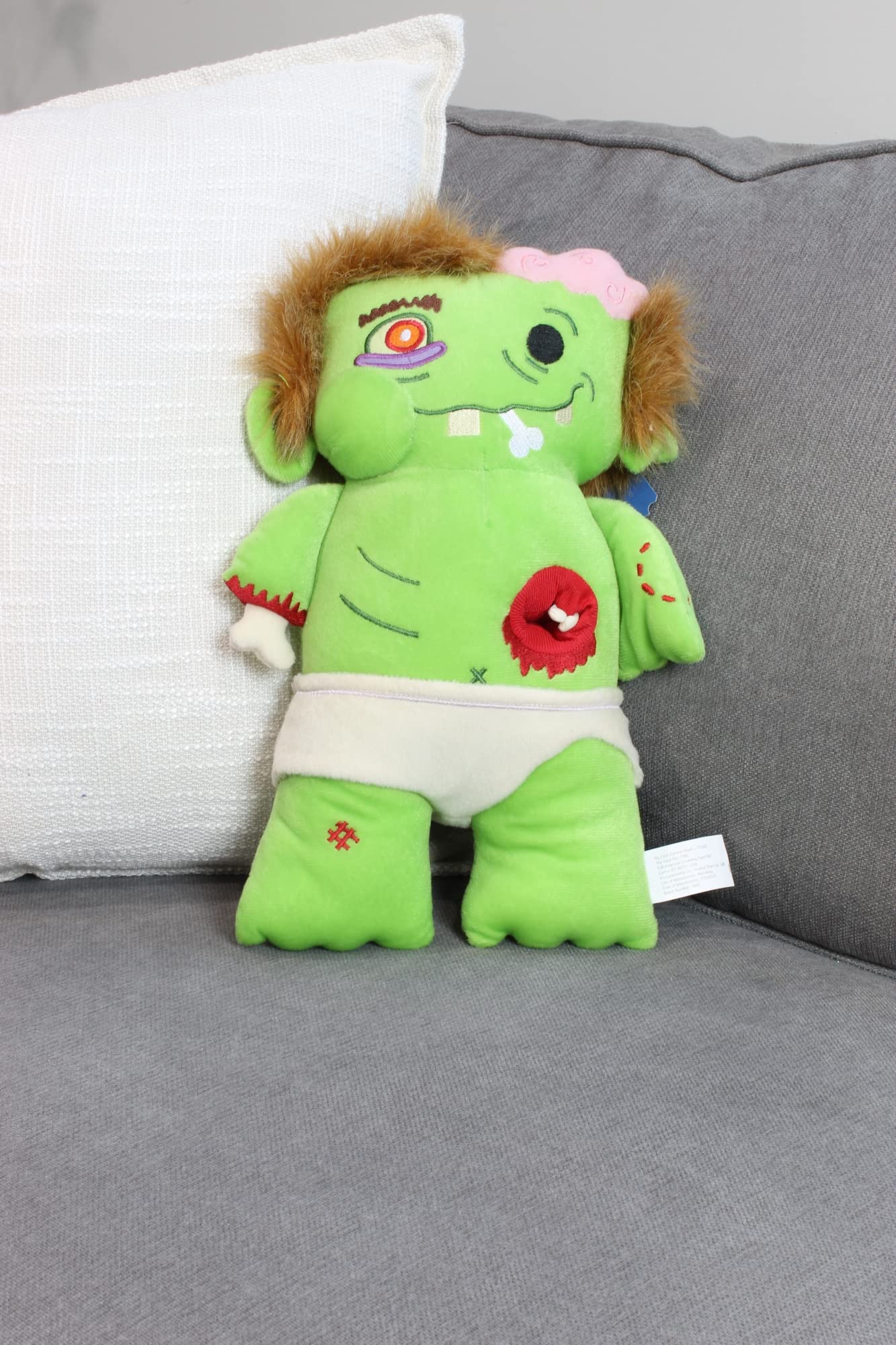 Toy Vault Baby Zombie Plush, My First Zombie Stuffed Doll for Zombie Apocalypse Fans Young and Old!