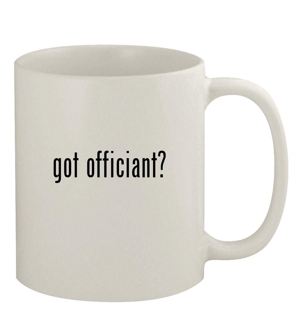 Knick Knack Gifts got officiant? - 11oz Ceramic White Coffee Mug, White