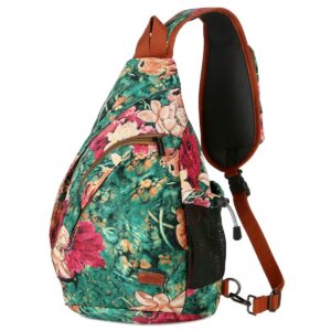 baosha sling backpack crossbody shoulder chest bag travel hiking daypack for women xb-04 (bs)