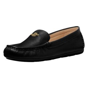 coach women's flats marley driver, color black, size 8