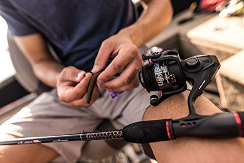 Ugly Stik Ugly Tuff Spinning Spinning Reel, Size 25, 5 Stainless Steel Ball Bearing System, Oil Felt Front Drag Drag, Max of 16.5lb I 7.5kg, Black