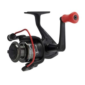 Ugly Stik Ugly Tuff Spinning Spinning Reel, Size 30, 5 Stainless Steel Ball Bearing System, Oil Felt Front Drag Drag, Max of 18lb | 8.1kg, Black